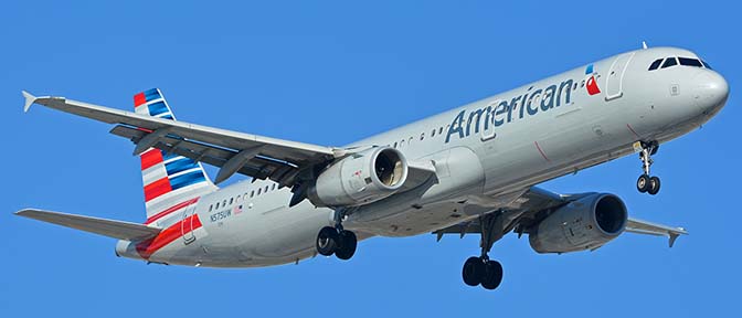 American A321-231 N575UW, Phoenix Sky Harbor, November 27, 2017